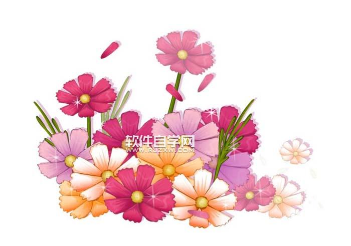 用AI設(shè)計(jì)波斯菊畫(huà)法
