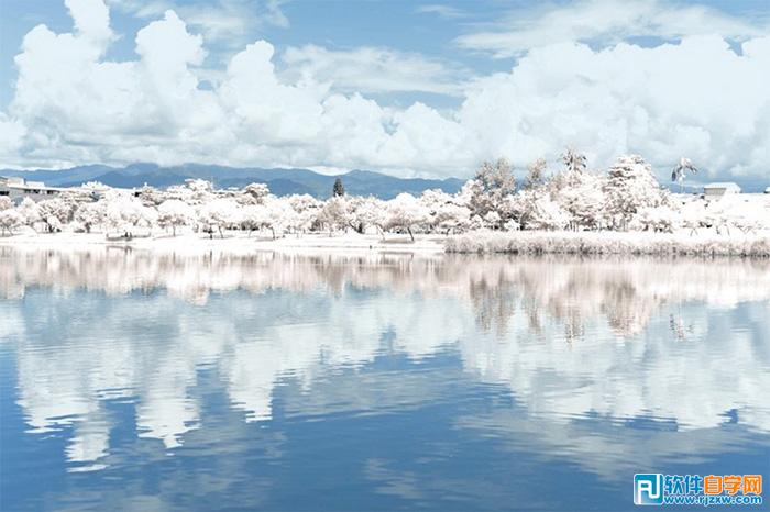 Photoshop如何修出夢(mèng)幻雪景圖片