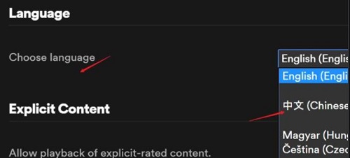 spotify怎么設(shè)置中文詳細教程