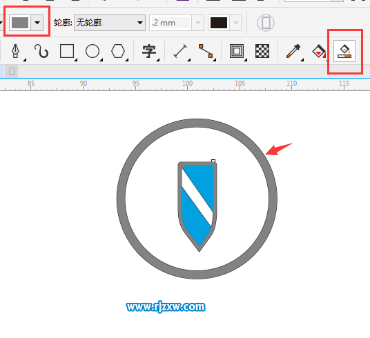 CDRX8設(shè)計別克標(biāo)志圖文教程