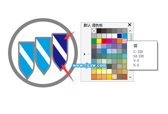 CDRX8設(shè)計別克標(biāo)志圖文教程
