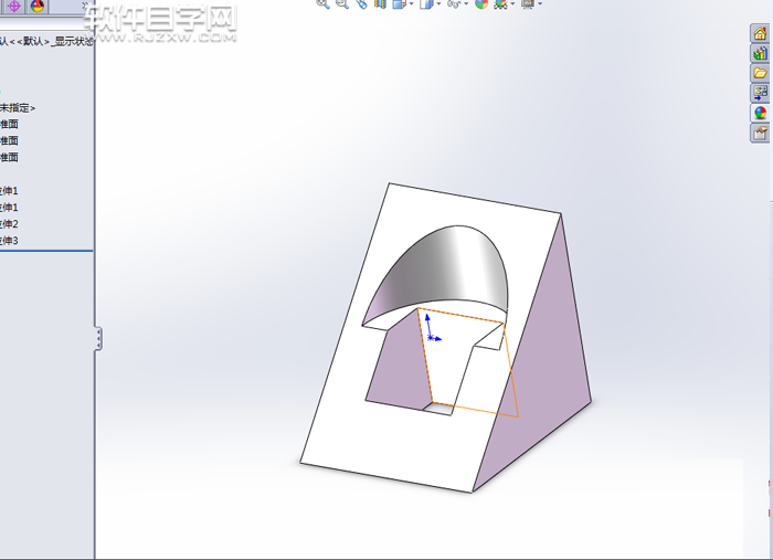 solidworks拉伸切除的介紹