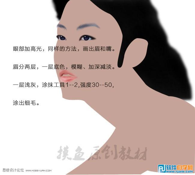 PS手繪明星頭像