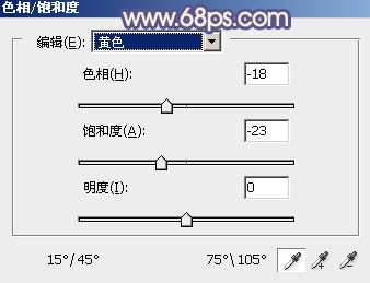PS給大樹上美女增加秋季晨曦效果