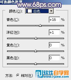 PS給大樹上美女增加秋季晨曦效果