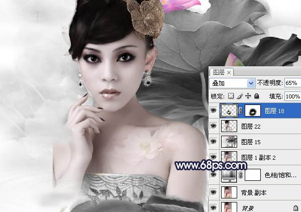 用PhotoShop把人物照片合成手繪水墨風格畫實例教程